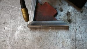 Tack weld together