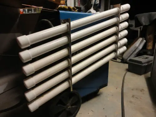 Store welding rods in plastic tubes