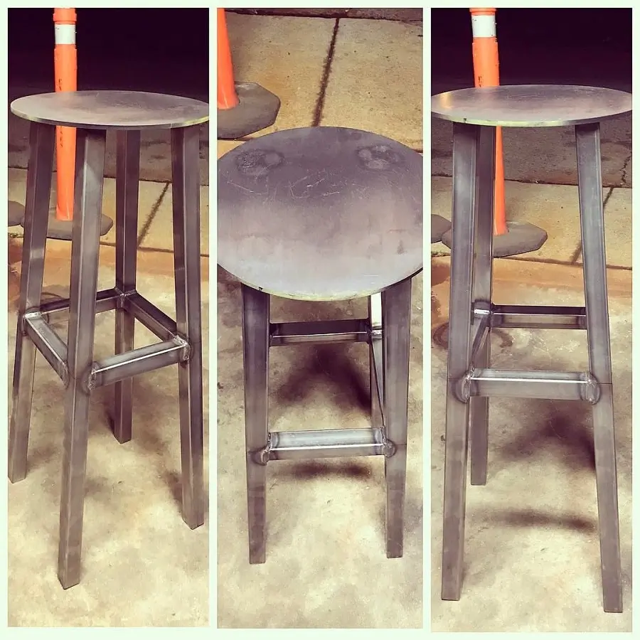 welding project - stool