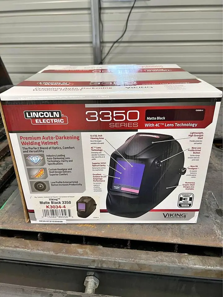 Lincoln 3350 Series welding helmet unboxing