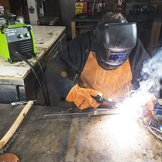 Forney Easy Weld 261 in use